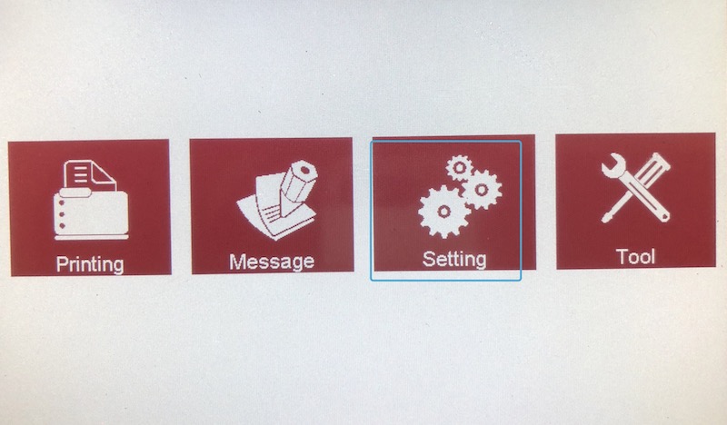 F6手持噴碼機恢復出廠設置怎么辦?